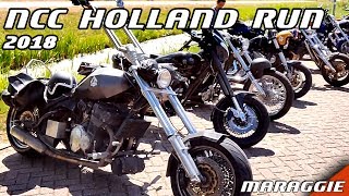 National Chopper Club  display of club bikes in Holland 2018 [upl. by Ecidnac]