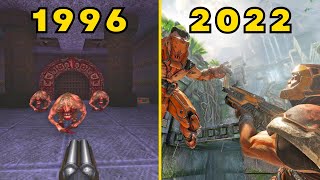 Evolution of Quake Games 19962022 [upl. by Scrogan332]