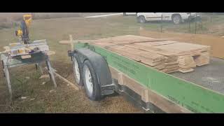 Building a well house to look like an old outhouse All red Oak [upl. by Gorrono]