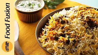 Mutton Korma Biryani Recipe By Food Fusion [upl. by Ilahsiav]