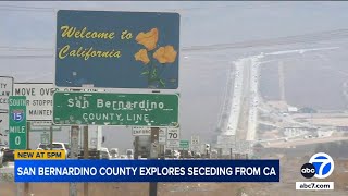 San Bernardino County secession from California unnecessary and unlikely new study shows [upl. by Ardnasil]