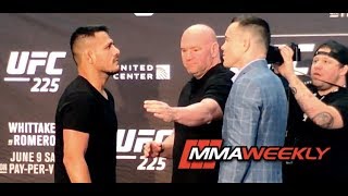 UFC 225 Face Off Rafael dos Anjos vs Colby Covington [upl. by Olodort988]