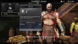 God of war 4  100 Walkthrough  Part 6  Fafnirs Storeroom  Give Me God of War [upl. by Arst145]