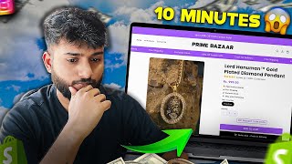 How to Make Shopify Store for Dropshipping amp Ecommerce in 10 Minutes [upl. by Seek809]