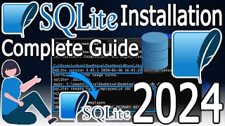 How to install SQLite3 on Windows 1011 2024 Update Create Database Table in SQL  Complete Guide [upl. by Norrehc]