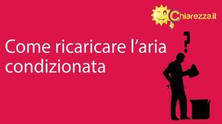 Come ricaricare laria condizionata  Consigli di Chiarezzait [upl. by Elletsyrc]