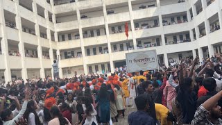 Ganpati Visarjan in GHRaisoni college pune [upl. by Neilson]