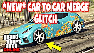 NEW CAR TO CAR MERGE GLITCH  GTA 5 ONLINE  AFTER PATCH 168 F1BENNYS MERGE ANY CAR [upl. by Schear]