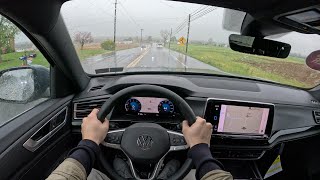 2024 VW Atlas Cross Sport SEL Premium RLine  POV Test Drive  060 [upl. by Orlov]