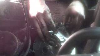 Replacing the alternator in the Case IH 1835B skidsteer [upl. by Ahsimik]