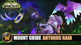 WOW Mount Guide 4 Antorus Raid Mounts  Ankündigung [upl. by Elayor]