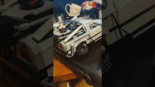 Lego DeLorean with some awesome mods  lego backtothefuture [upl. by Terti]