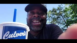 Culvers review of deluxe burger [upl. by Ahsytal]