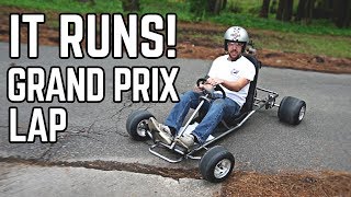 88 MPH DeLorean Kart Build Pt 2  We Have a Runner [upl. by Breana709]