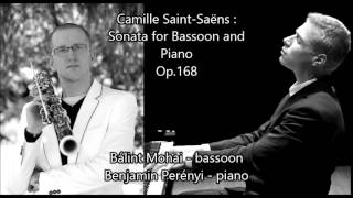 Camille SaintSaëns Sonata for Bassoon and Piano [upl. by Healion]