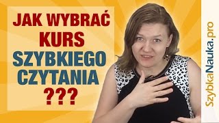 Kurs Szybkiego Czytania  jakich błędów unikać wybierając kurs czytania [upl. by Sewoll]