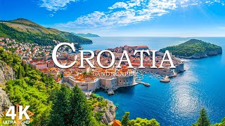 Croatia 4K • Serene Coastal Views and Peaceful Music in Ultra HD Scenic Film [upl. by Yahsal551]