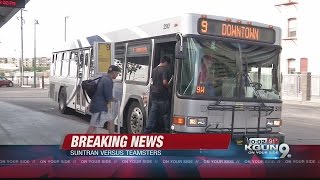 Bus Strike Prevented Teamsters accept Sun Tran contract [upl. by Humphrey]