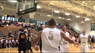 BSU Mens Basketball Minnesota Crookston at Bemidji State  Lakeland News Sports  December 1 2014 [upl. by Len98]