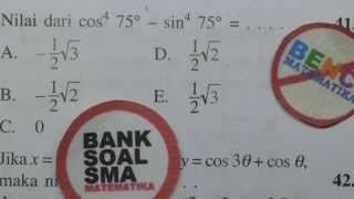 Trigonometri sudut rangkapBank Soal Matematika SMA3 [upl. by Nevi]