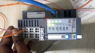 Allen Bradley 1734 AENT MODULE communication with L30ER CONTROLLER [upl. by Hanonew943]