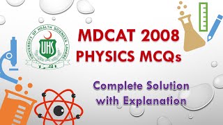 MDCAT 2008 – Physics MCQs [upl. by Hedwiga]