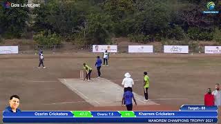 Day 4  MANDREM CHAMPIONS TROPHY 2021 SURESH RAINA GROUND TUEM [upl. by Illil]