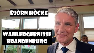 Björn Höcke über Wahlergebnisse AfD Brandenburg 22924 PotsdamMarquardt [upl. by Pelag128]