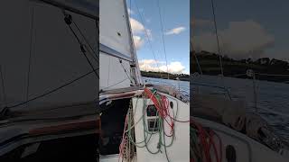 Moonfish Beneteau 317 New mainsail Aaaaahhhhh 😁😁 [upl. by Oigaib689]