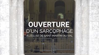 Le sarcophage dun mérovingien illustre découvert à Chartres [upl. by Ferdinande978]