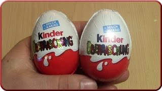 Kinder Überraschung Üeier Unboxing Kinder Surprise [upl. by Woodcock69]