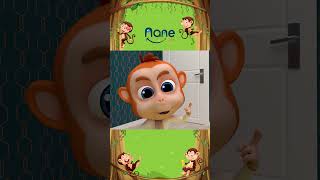 Five Little Monkeys Jumping On The Bed 🐵  Children Nursery Rhyme 🎶 Nane Kids Songs shorts [upl. by Norel543]