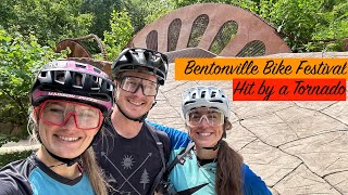 Bentonville Bike Fest  STUCK OUTSIDE IN A TORNADO [upl. by Millur]