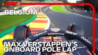 Max Verstappens Pole Lap  2023 Belgian Grand Prix  Pirelli [upl. by Englis804]