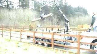 Botex 38 loader on Ifor Williams trailer [upl. by Enyale]