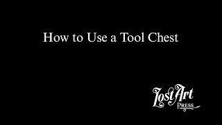 How to Use a Tool Chest [upl. by Latsirhc]