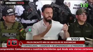 FELCN incautó más de 400 kilos de sustancias controladas una avioneta y se aprehendió a 10 personas [upl. by Bronk]