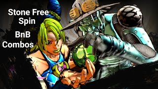 YBA Stone Free Spin BnB Combos [upl. by Hilliard]