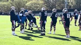 Auburn practice highlights 319 [upl. by Luapnhoj624]