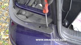 How to Remove a VW Rear Bumper [upl. by Aluk]