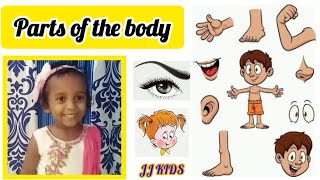 Parts of the body and their functionskids  learning  jjkids1 [upl. by Teresa]