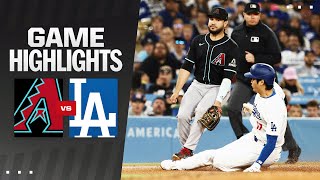 Dbacks vs Dodgers Game Highlights 52124  MLB Highlights [upl. by Mauer]