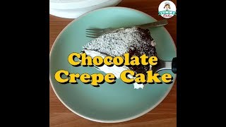 Chocolate Crepe Cake [upl. by Annaiv997]