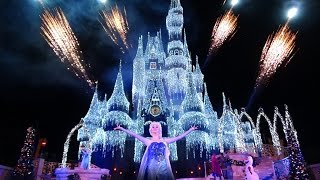 Frozen LIVE  A Frozen Holiday Wish  Walt Disney World Magic Kingdom [upl. by Inerney]