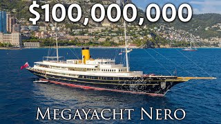 100 Million Yacht Tour  297 ft Superyacht Nero [upl. by Nairahcaz]