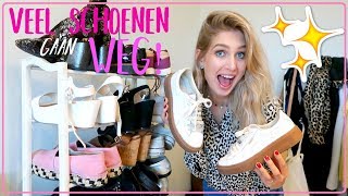 MIJN MEGA SCHOENEN COLLECTIE OPRUIMEN  Sarah Rebecca [upl. by Leboff]