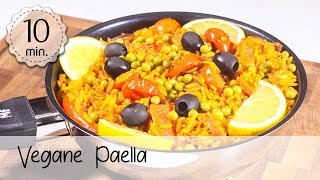 Vegane Paella  One Pot Paella Vegan Rezept  Paella zubereiten Einfach amp Gesund  Vegane Rezepte [upl. by Maples]