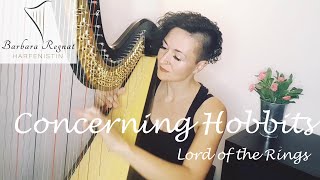 Concerning Hobbits Lord of the Rings  Harp Cover  Barbara Regnat  Harfe [upl. by Danialah]