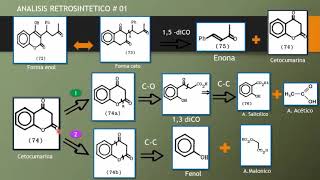 RETROSINTESIS Y SINTESIS ORGANICA DE WARFARINA Y VERAPAMILO [upl. by Targett290]