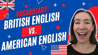 British English vs American English Vocabulary Words [upl. by Roinuj]